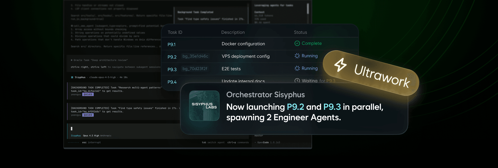 Sisyphus orchestrating tasks in parallel
